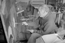 Marc Chagall an der Leinwand