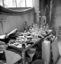 A corner of Alberto Giacometti’s studio