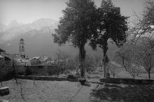 Baroque garden in Soglio