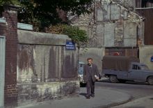 Alberto Giacometti on the way to his studio